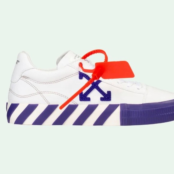 Off- White Violet Vulcanized Sneakers - Picture 2 of 6